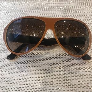 NWOT Calvin Klein Collection Aviator Sunglasses